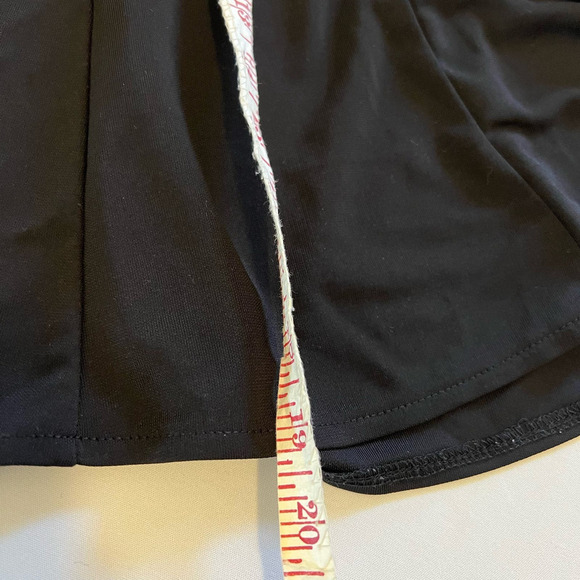 INC International Concepts Black flowy knee length skirt S - Picture 4 of 8